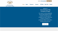 Desktop Screenshot of firstamnapa.com